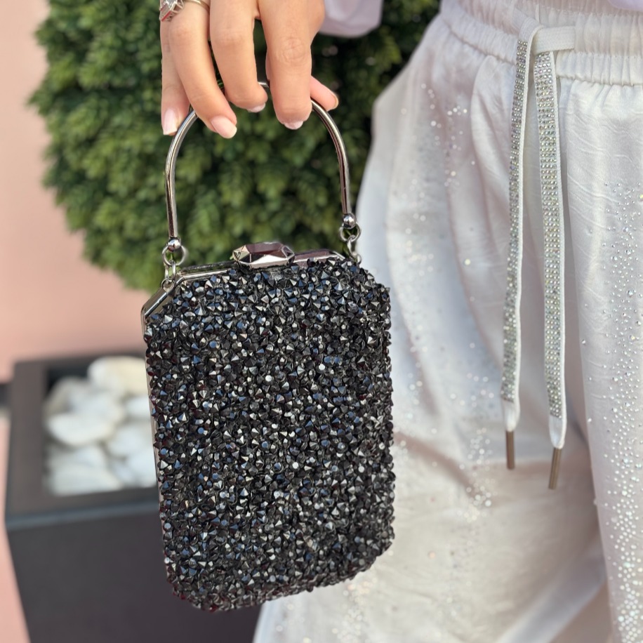 taşlı abiye çanta